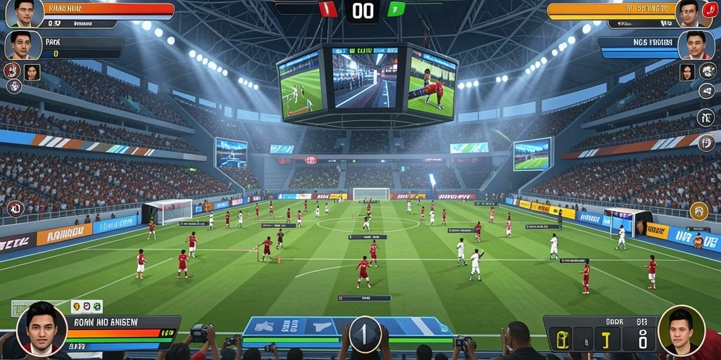 surga55 - Screenshot aksi seru di tengah permainan.